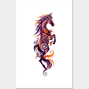 A horse spirit watercolor Posters and Art